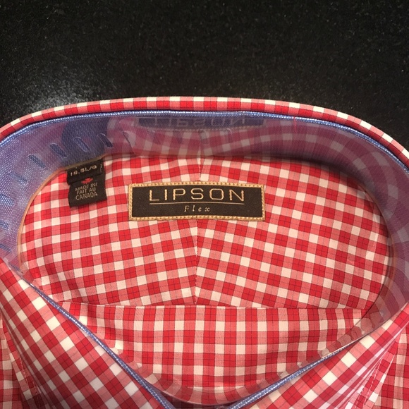 Jack Lipson flea dress shirt 16 1/5 Lg Contemporary fit - Picture 2 of 3